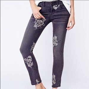 Free People Magnolia floral Jeans